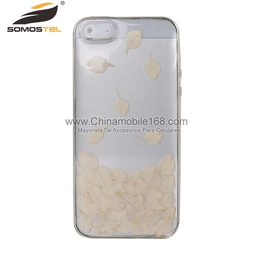 Handmade dried flower phone case