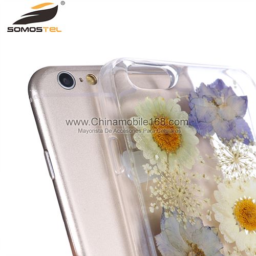 Sunflower pressed flower phone case