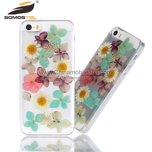Diy pressed flower phone case