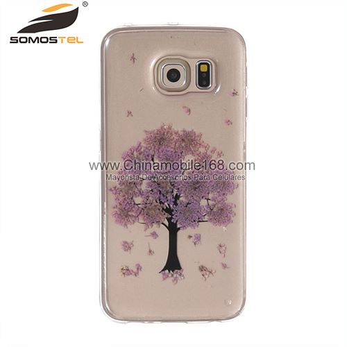 flower pressed phone case