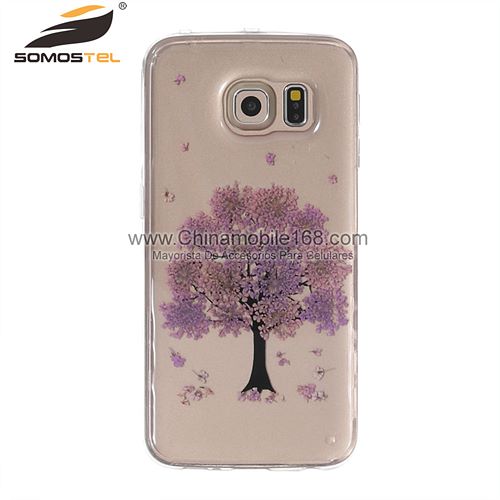 flower pressed phone case