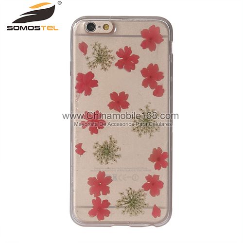 handmade petal pressed flower cell phone case