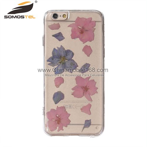 handmade petal pressed flower cell phone case