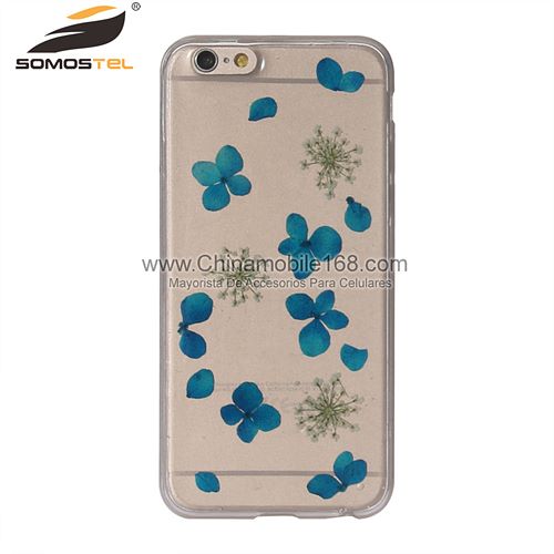 handmade petal pressed flower cell phone case