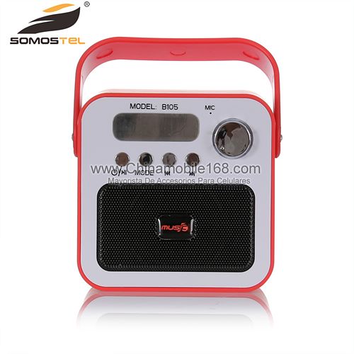 Red Handle Portable Mini Bluetooth Speaker