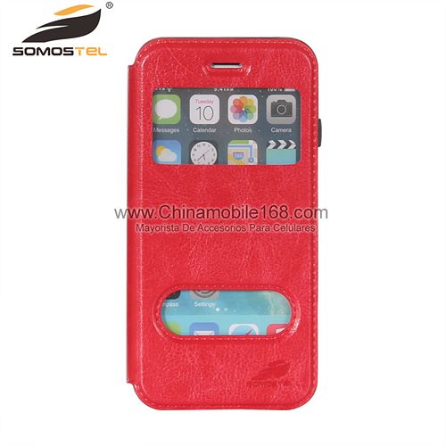 Window View Leather Stand Case