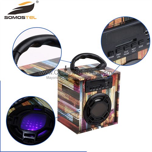 Portable Multifunction Bluetooth Music Player Remote Control Wireless Speaker