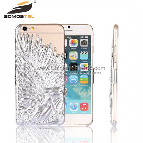 Fashion Angel Wings Electroplate Case Cover for iPhone 6