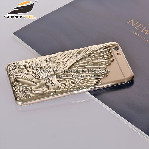 Fashion Angel Wings Electroplate Case Cover for iPhone 6