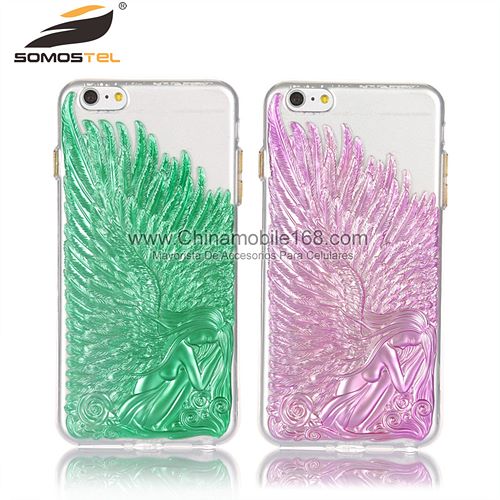 Embossing Angel Wings Protector Case II for iPhone 6 Plus