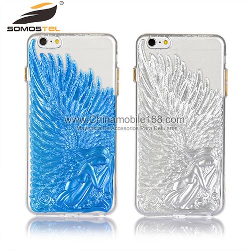 Embossing Angel Wings Protector Case II for iPhone 6 Plus