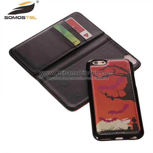 2 in 1 Separable Removable Magnetic Leather Phone Cases