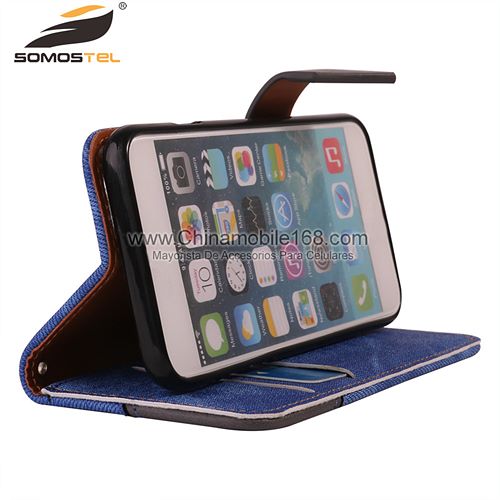 hit color leatcher cell phone case