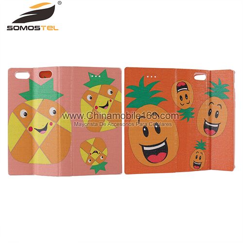 Christmas pattern double-sided leather cell phone case