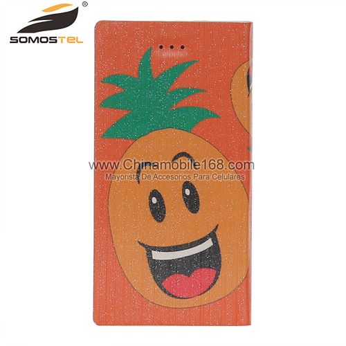 Christmas pattern double-sided leather cell phone case