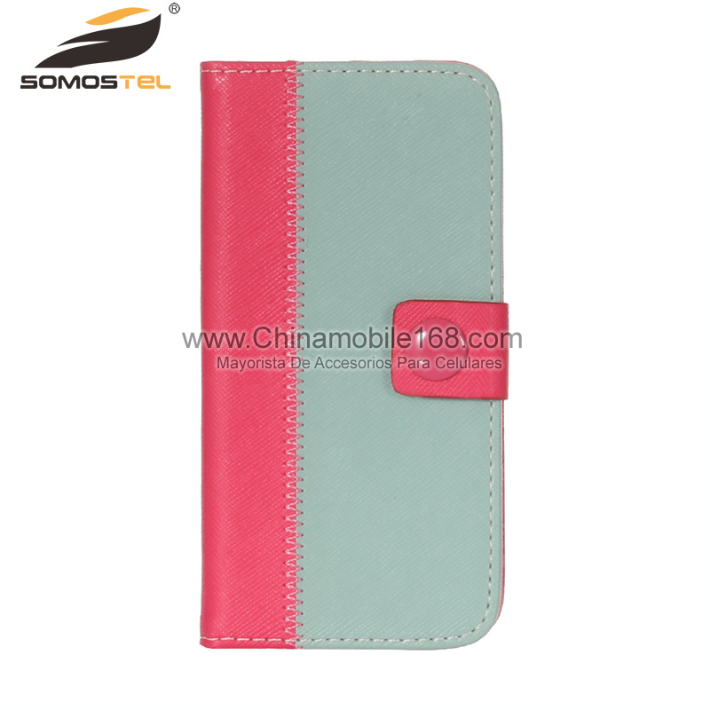Hit The Color Leather Cell Phone Case