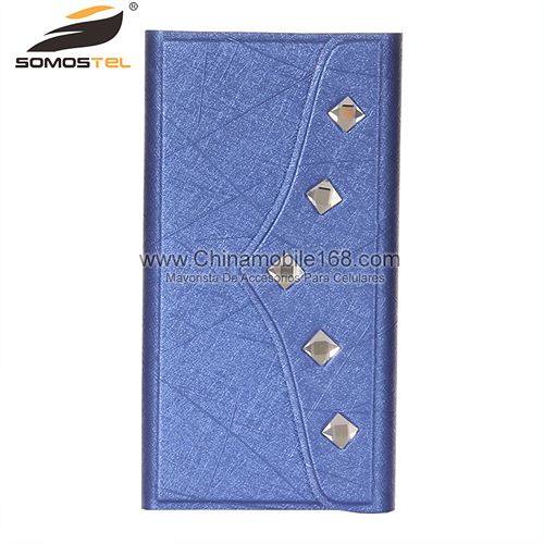 Fashion Flip Stand Diamond Phone Leather Case