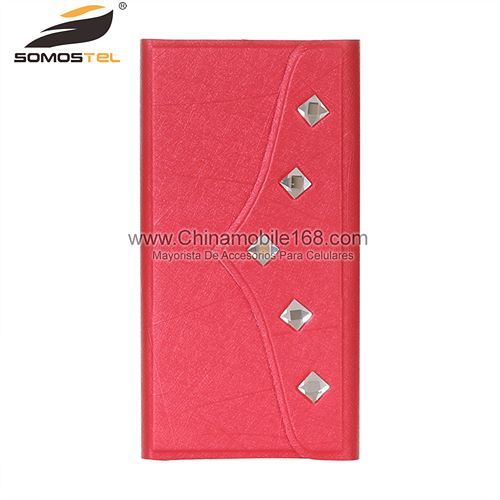 Fashion Flip Stand Diamond Phone Leather Case
