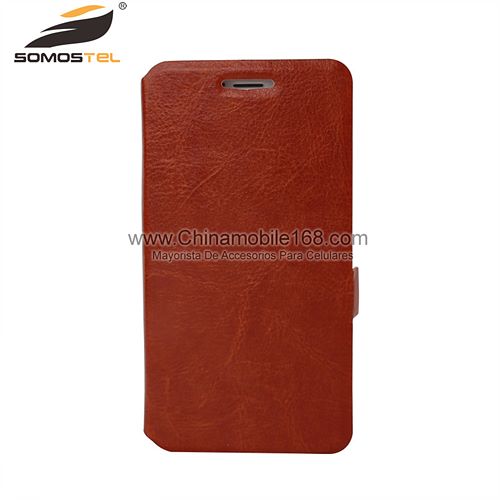 Window View Universal Leather Cell Phone Case