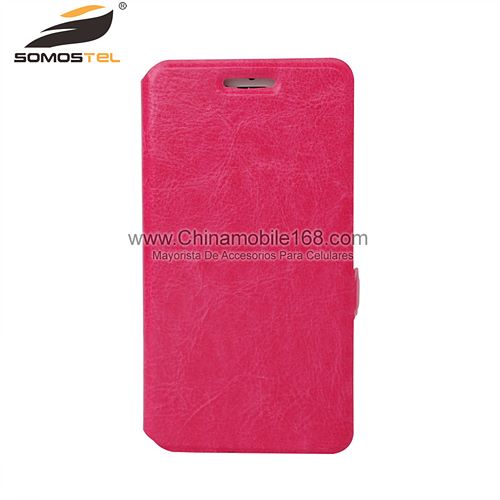 Window View Universal Leather Cell Phone Case
