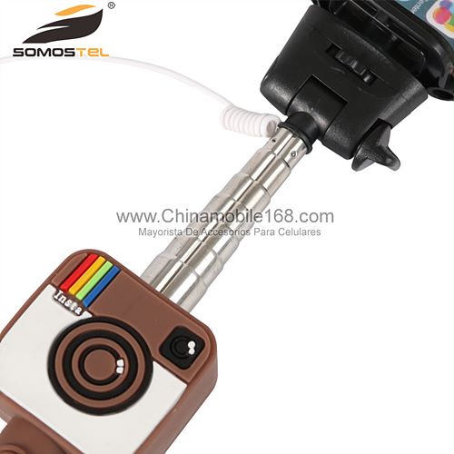 Cartoon selfie stick