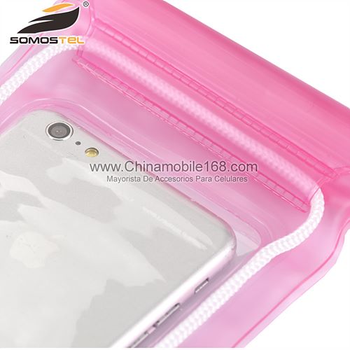 Bolso Universal anti-agua para celulares al mayor Rosa