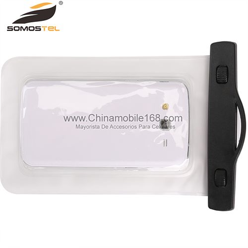 white waterproof bag for phone