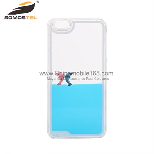 Funda de nadan delfines líquido dinámico para iphone