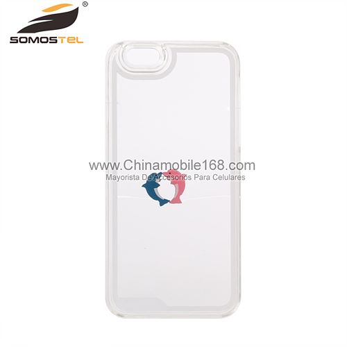 Funda de nadan delfines líquido dinámico para iphone