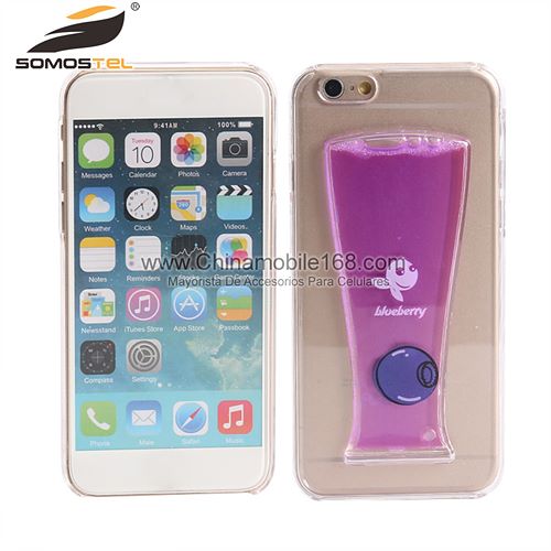 Funda dura con botella cooktail de liquido 3D