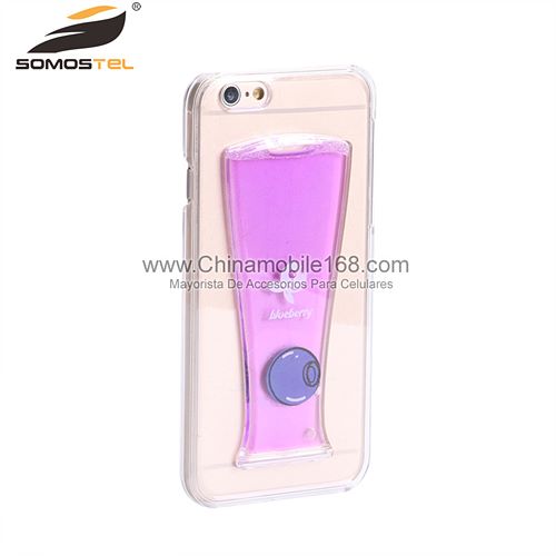 Funda dura con botella cooktail de liquido 3D