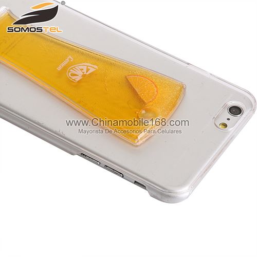 Funda dura con botella cooktail de liquido 3D