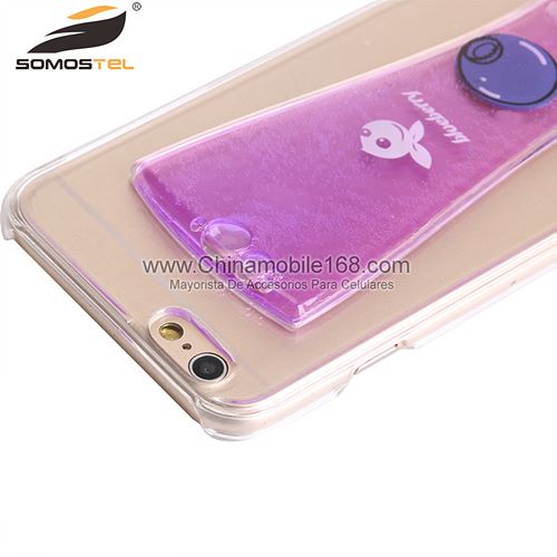 Funda dura con botella cooktail de liquido 3D