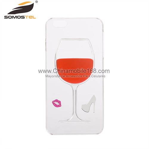 Lucky Liquid Red Wine Glass Cocktail Bottle Phone Case Cover