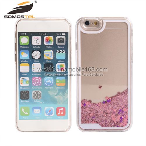 Glitter Star Quicksand Cell Phone Case