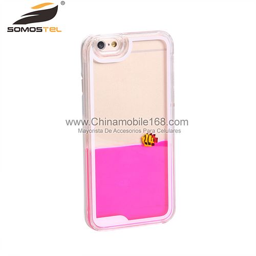 Creative Design Flowing Liquid Swimming Fish Hard Case