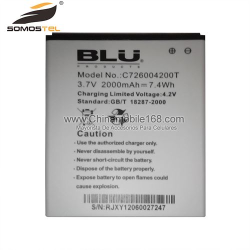 batería BLU 3.7V 2000mAh C726004200T