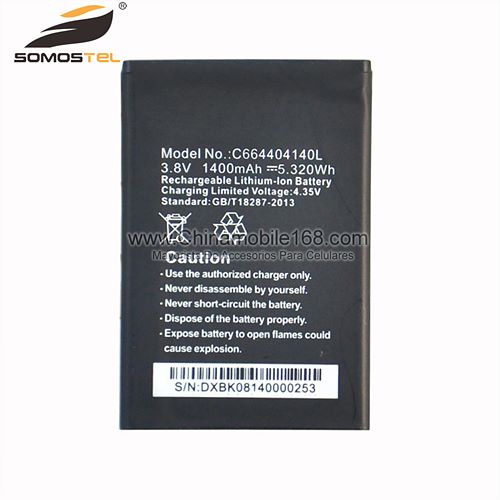 Battery for BLU 3.8V 1400mAh C664404140L