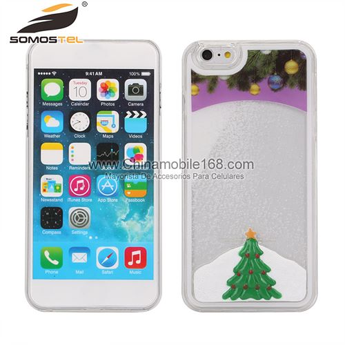 liquido de Navidad fundas para celular iphone 6